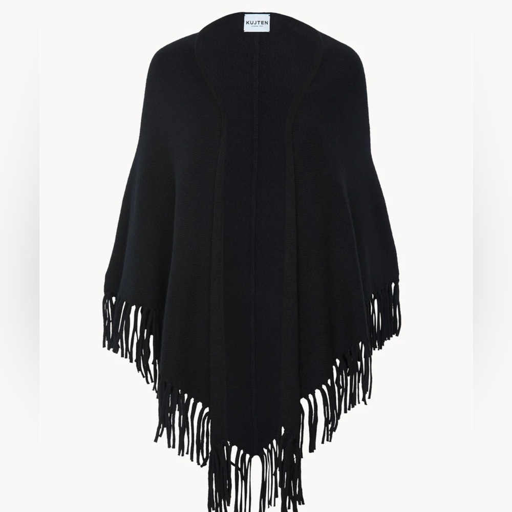 $600 Kujten Cashmere Wrap Cape